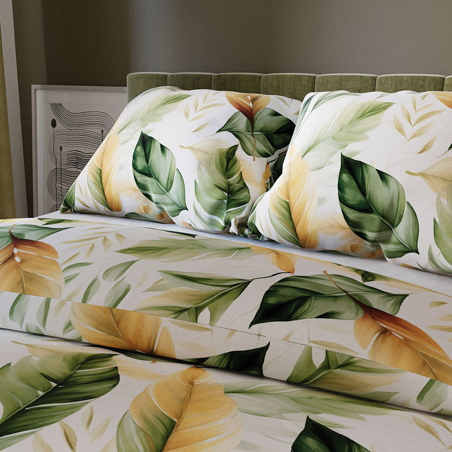 Pościel satynowa OLIVE 160x200cm - obrazek 3